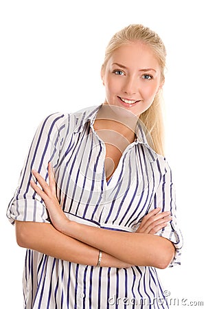 Portrait of young woman Stock Photo