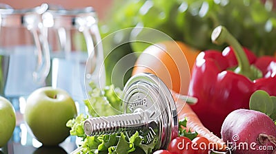 A portrayal of healthy lifestyle choices or fitness activities Stock Photo