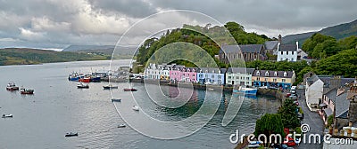 Portree harbor, isle of skye, scotland Editorial Stock Photo