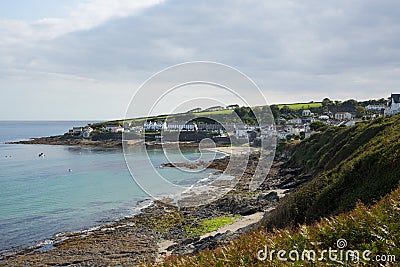 Portscatho Cornwall Roseland Peninsula England UK Stock Photo