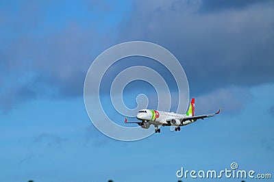Portugal Airlines Airplane Editorial Stock Photo