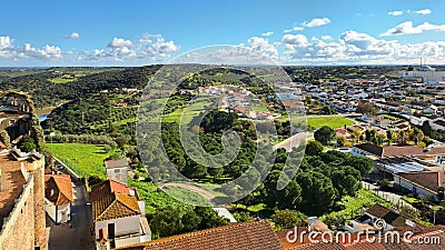 Portugal Alentejo Avis panoramic view Stock Photo