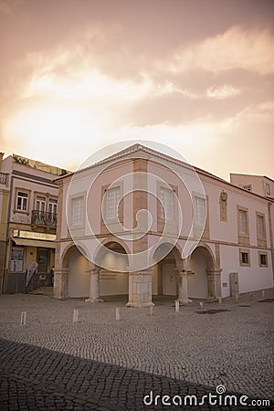 PORTUGAL ALGARVE LAGOS SLAVE MARKET MUSEUM Editorial Stock Photo