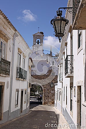 Portugal, Algarve, old village of Faro Stock Photo