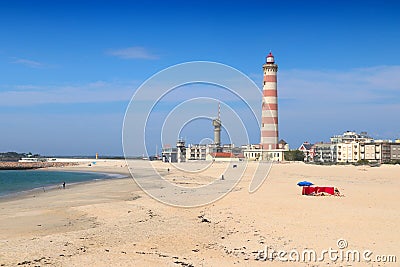 Portugal - Barra lighthouse Editorial Stock Photo