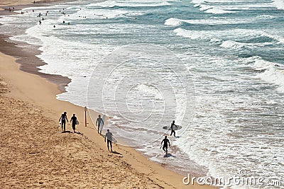 Portugal. Beautiful landscape of the Atlantic Ocean coastline in the Algarve Editorial Stock Photo