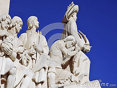 Portugal, Lisbon: Monument to the Discoveries Editorial Stock Photo
