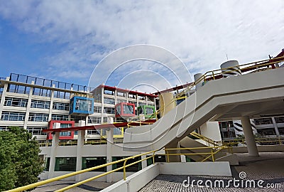 Portugal Macau USJ Macao Campus University of Saint Joseph multicultural Catholic Uni University Architecture Education Institute Editorial Stock Photo