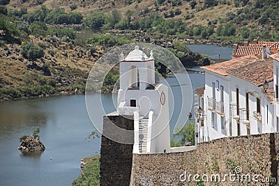 Portugal, Mertola, views of the River Guadiana Stock Photo