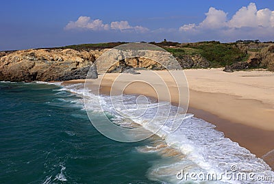 Portugal, Sines. Vicentine Coast and South West Alentejo Natural Park. Stock Photo