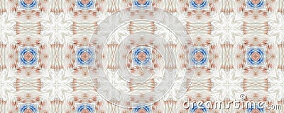 Portuguese Decorative Tiles. Daisy Arabic Design. Stock Photo