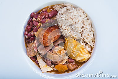 Portuguese feijoada Stock Photo