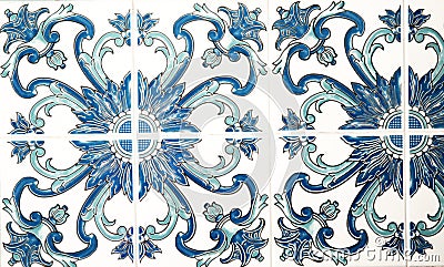 Portuguese tiles Stock Photo