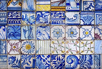 Portuguese Tiles Stock Photo