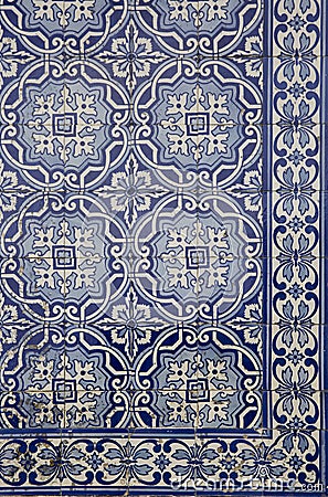 Portuguese tiles Stock Photo