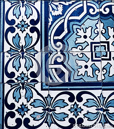 Portuguese tiles Stock Photo