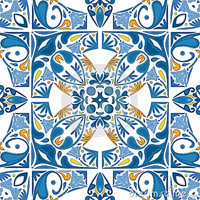 Portuguese tiles Vector Illustration