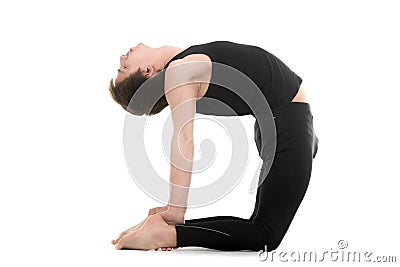 Pose ushtrasana Stock Photo