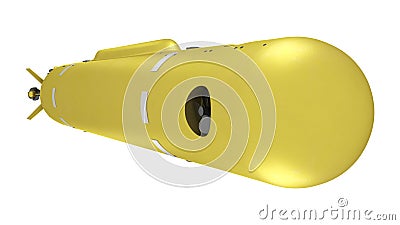 Poseidon - Status-6 Oceanic Multipurpose System 3D Rendering. Isolated on White Background. Stock Photo