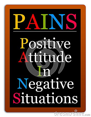 Positive attitude Stock Photo