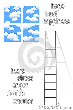 Positive feelings Stock Photo