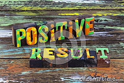 Positive result best evaluation experience quality business success happiness Stock Photo