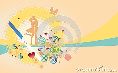 Positive test of pregnancy Vector Illustration