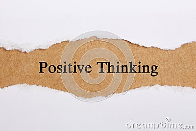 Positive Thinking Stock Photo