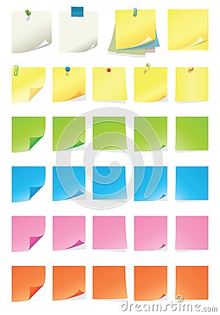 Post-it Vector Illustration