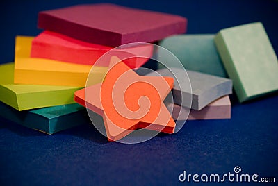 Post its Stock Photo