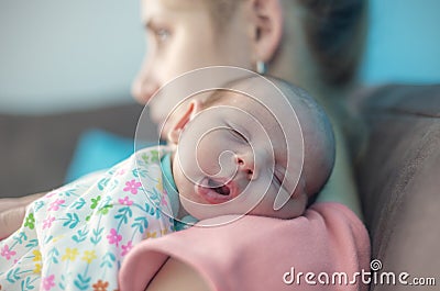 Post Natal Depression Stock Photo