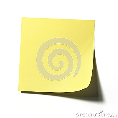 Post-It Note Stock Photo