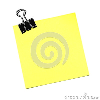 Post it note isolated Stock Photo