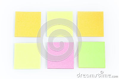 Post-it Notes Stock Photo
