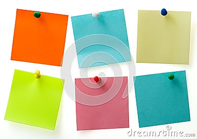 Post it notes Stock Photo