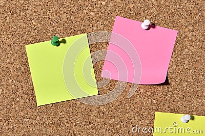 Post-it notes Stock Photo