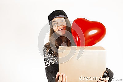 Post, package and delivery concept. Stock Photo