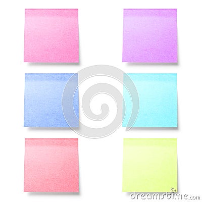 Post it paper note Stock Photo