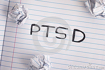 Post Traumatic Stress Disorder Stock Photo