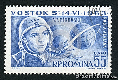 Postage stamp Editorial Stock Photo