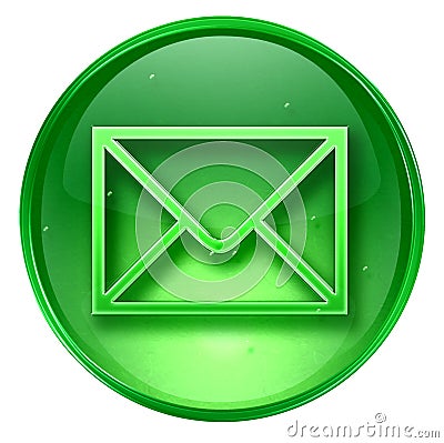 Postal envelope icon. Stock Photo