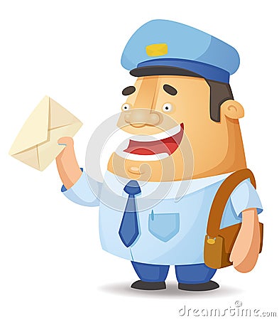 Postal Worker Stock Photo