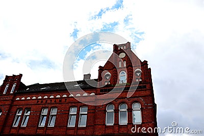 Postamt Kappeln - Post office in Kappeln - Germany Stock Photo