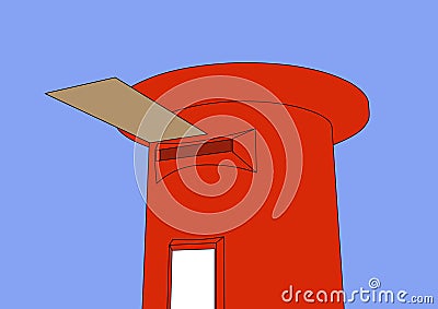 Postbox Stock Photo