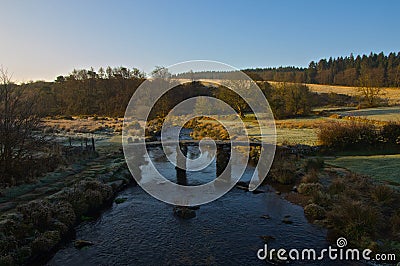 Postbridge Dartmoor Stock Photo