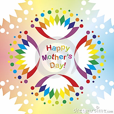 A postcard to the Mother`s Day. Stock Photo