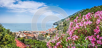 Postcard view of Amalfi Coast, Campania, Italy Stock Photo