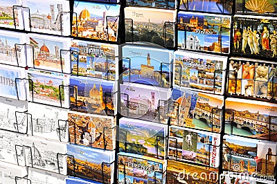 Postcards from Italy Editorial Stock Photo