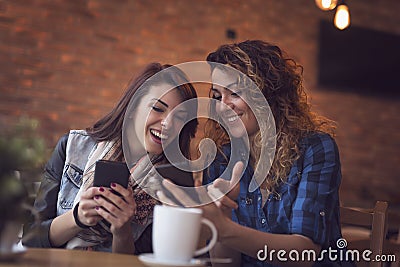 Posting to social networks Stock Photo