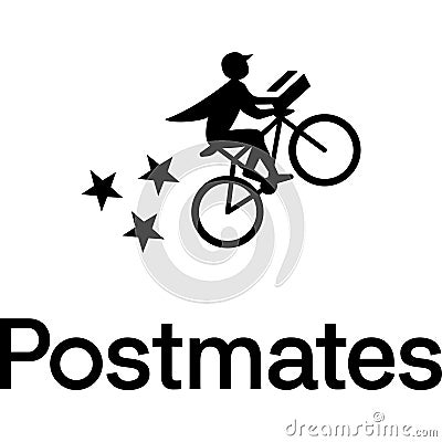 postmates logo Editorial Stock Photo